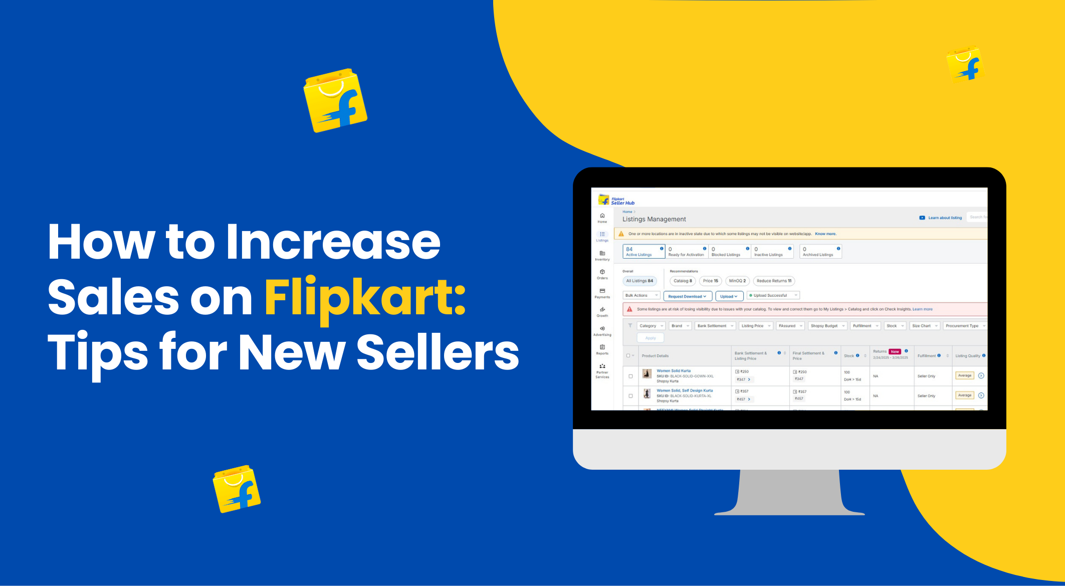 Increase Sales on Flipkart